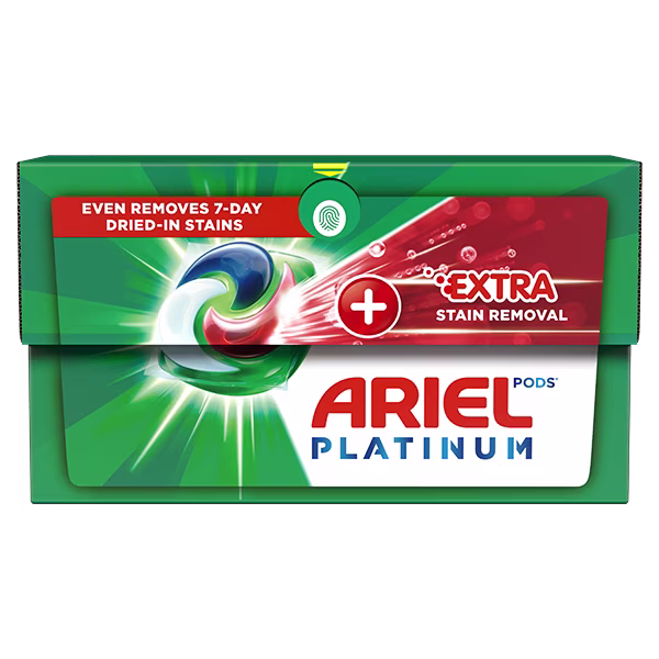 Ariel Platinum PODS® + Extra Stain Removal