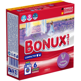 Bonux Color Caring Lavender 3in1 washing powder for coloured laundry